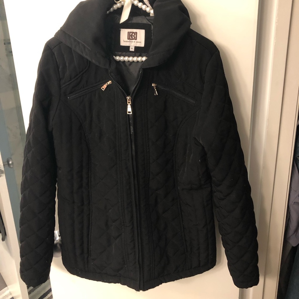 Quilted black jacket